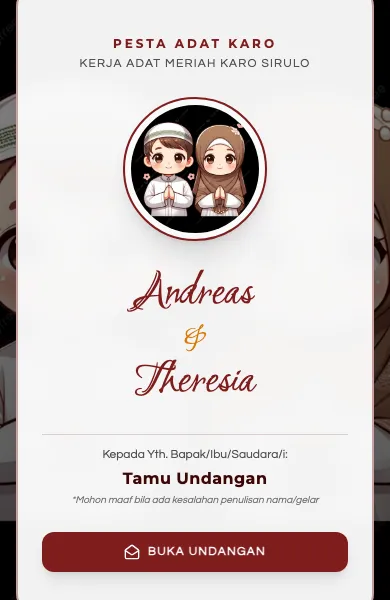 Batak Karo Selendang (Tradisional)